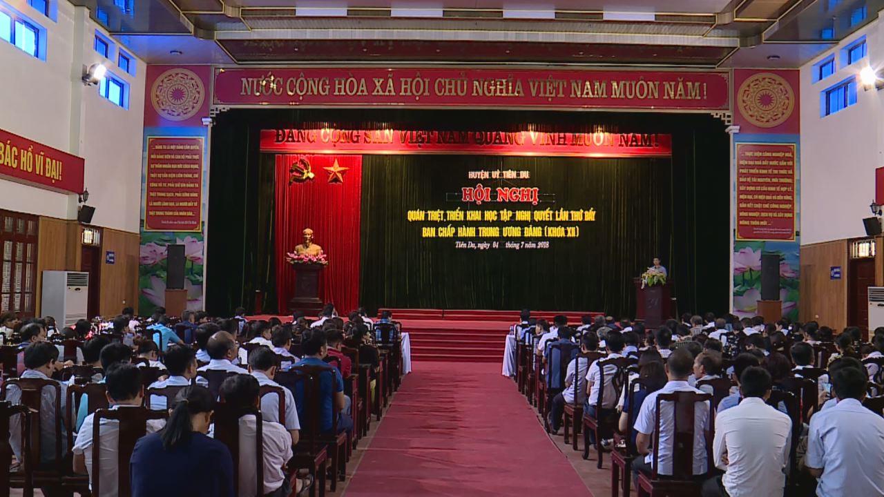 Các địa phương thảo luận thông qua chương trình hành động  thực hiện các Nghị quyết Hội nghị lần thứ 7, khóa 12 của  Đảng