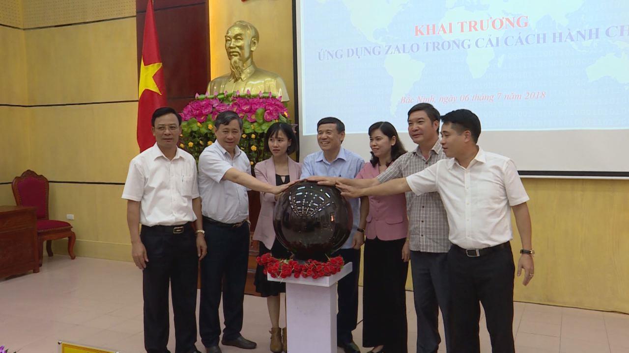Khai trương ứng dụng Zalo trong cải cách hành chính tỉnh 