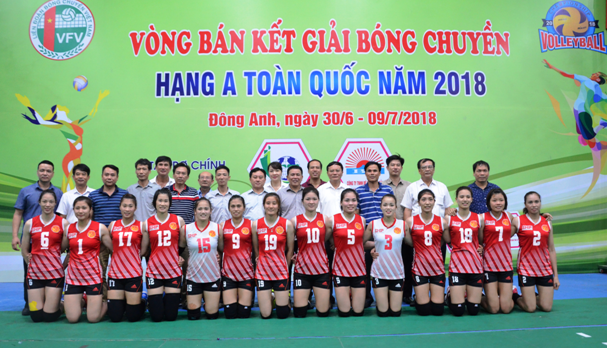 Đội bóng chuyền nữ Kinh Bắc độc chiếm ngôi đầu vòng bán kết  Giải bóng chuyền hạng A toàn quốc năm 2018