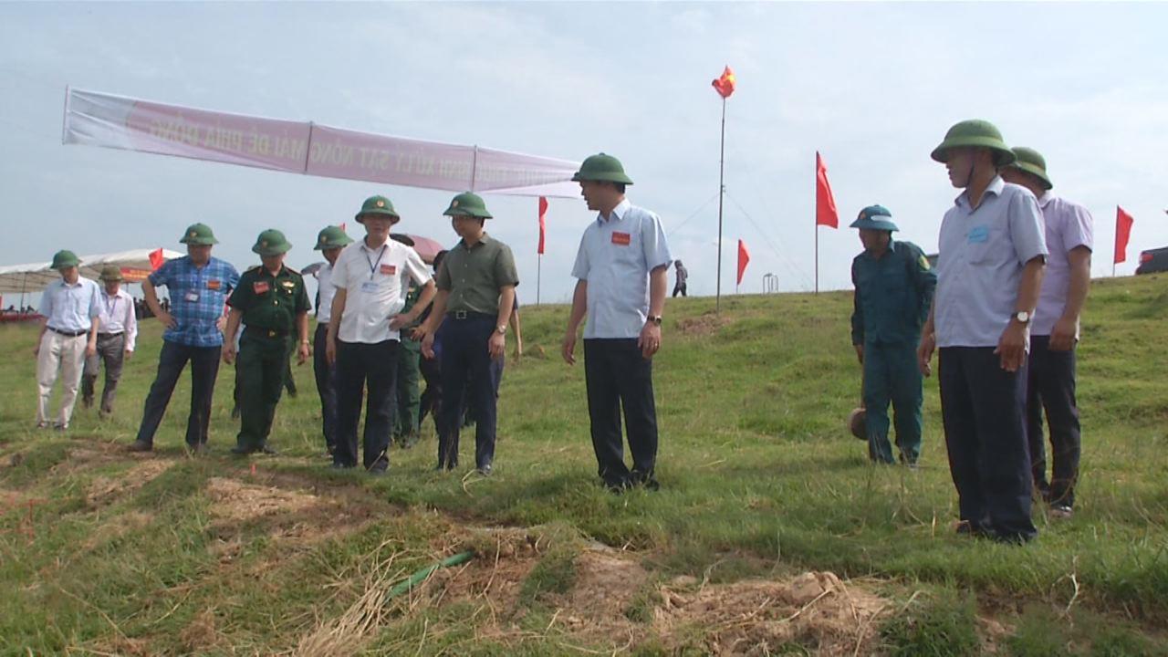 Tiên Du diễn tập phòng chống thiên tai và tìm kiếm cứu nạn
