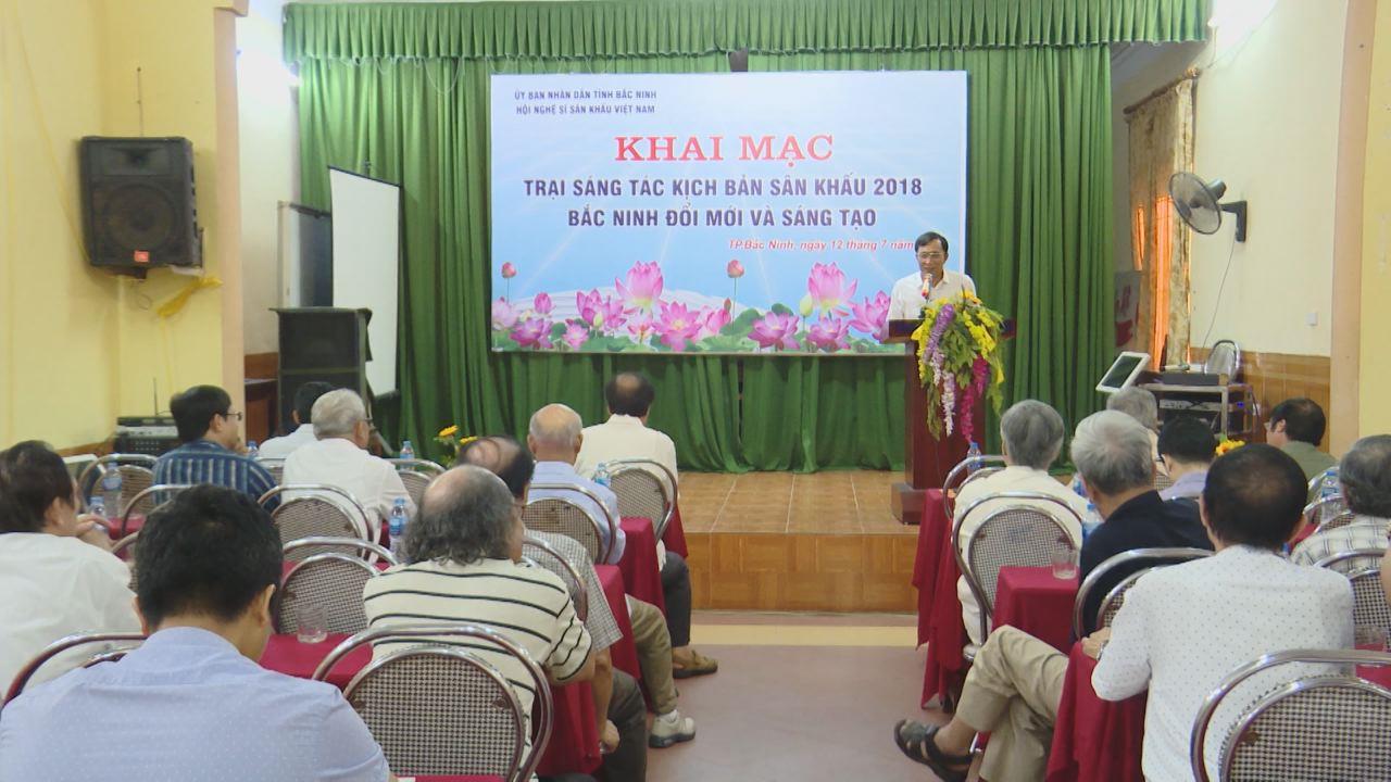 Khai mạc trại sáng tác kịch bản sân khấu 2018