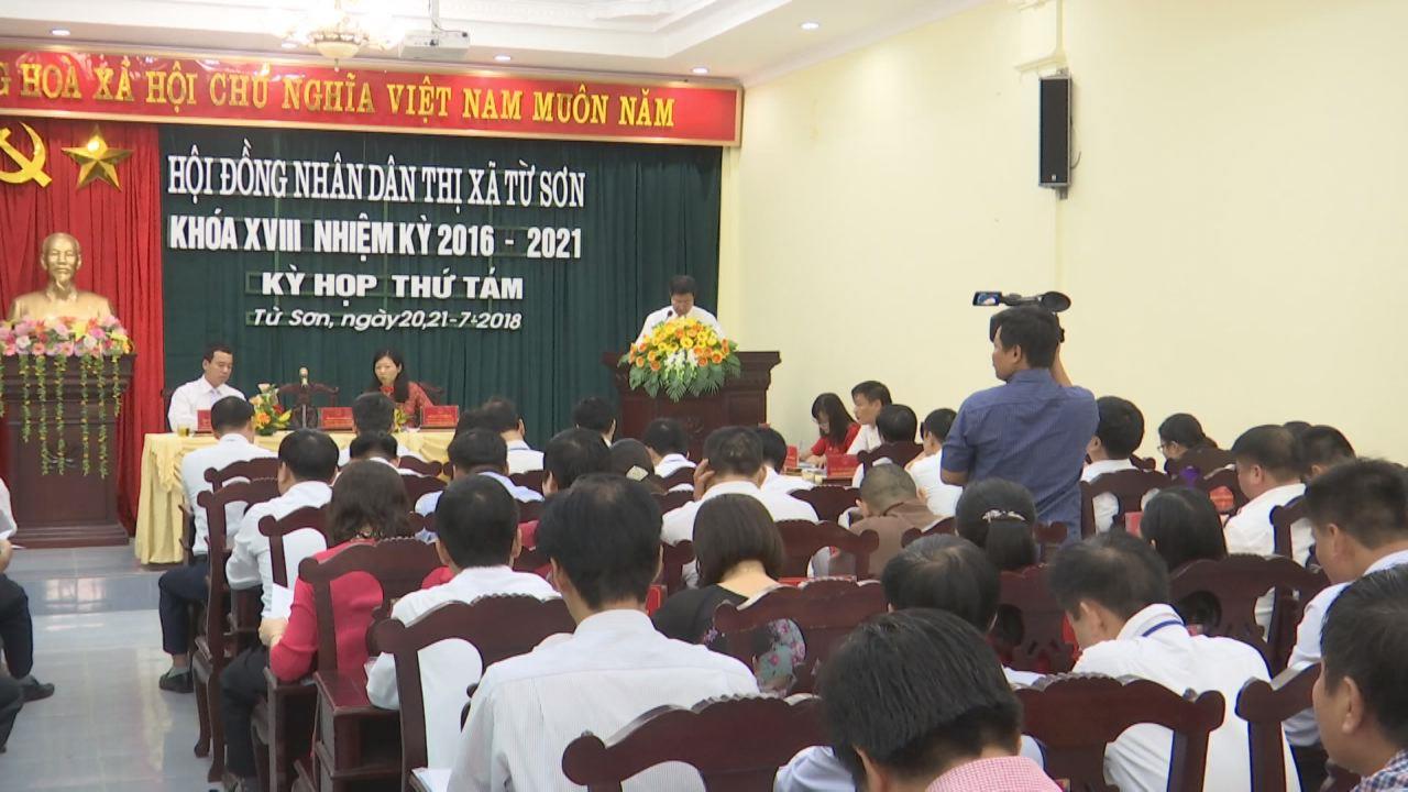 HĐND thị xã Từ Sơn tổ chức kỳ họp thứ 8, khóa 18