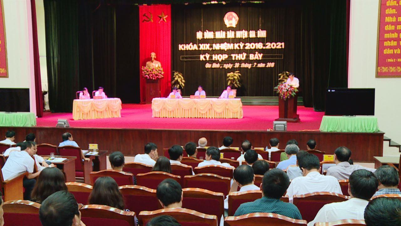 HĐND huyện Gia Bình khai mạc kỳ họp thứ 7, khóa XIX