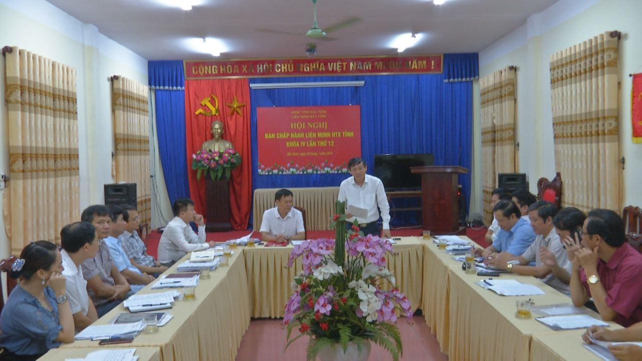 Hội nghị Ban Chấp hành Liên minh HTX tỉnh khóa IV, lần thứ 12 