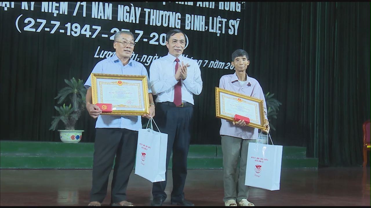 Huyện Lương Tài tổ chức truy tặng danh hiệu “Bà mẹ Việt Nam Anh hùng” và gặp mặt kỷ niệm 71 năm Ngày Thương binh, liệt sĩ