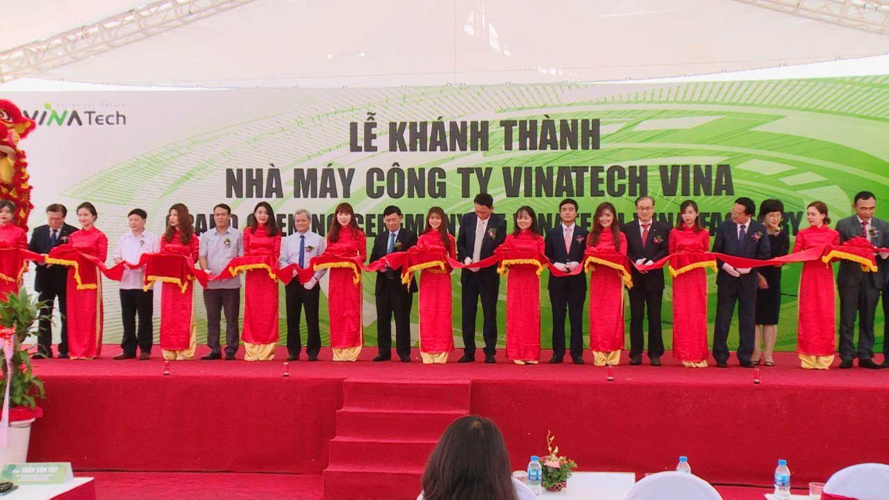 Khánh thành Nhà máy Vinatech Vina tại huyện Quế Võ