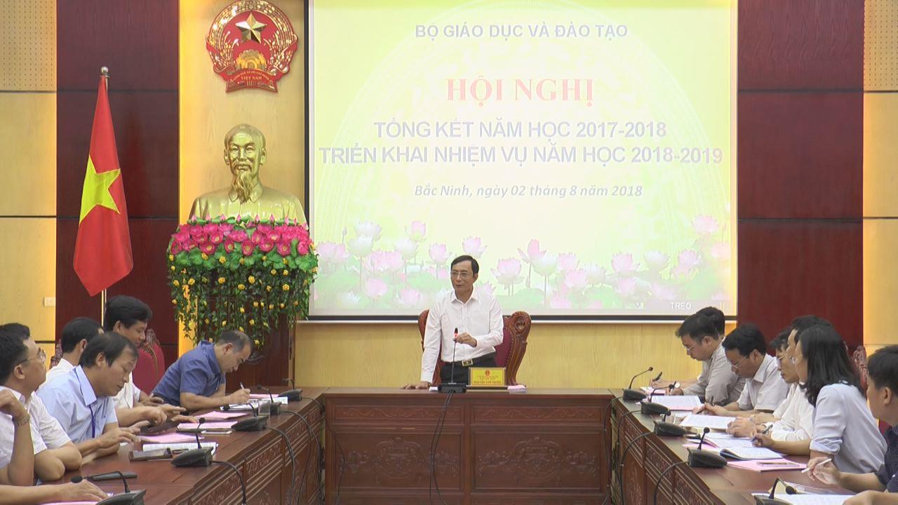 Bộ GD&ĐT họp trực tuyến triển khai nhiệm vụ năm học 2018-2019