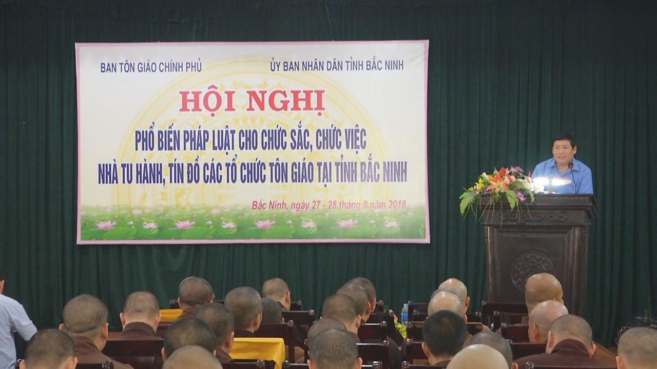 Sở Nội vụ tổ chức phổ biến pháp luật về tín ngưỡng, tôn giáo