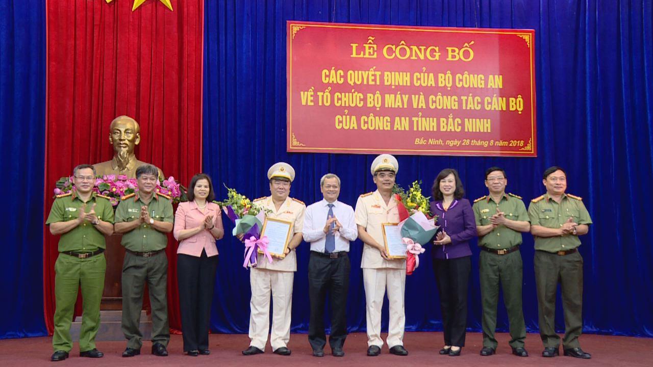 Công bố Quyết định của Bộ Công an về công tác cán bộ