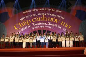 Chương trình “Chắp cánh ước mơ - Bắc Ninh với khuyến học, khuyến tài”