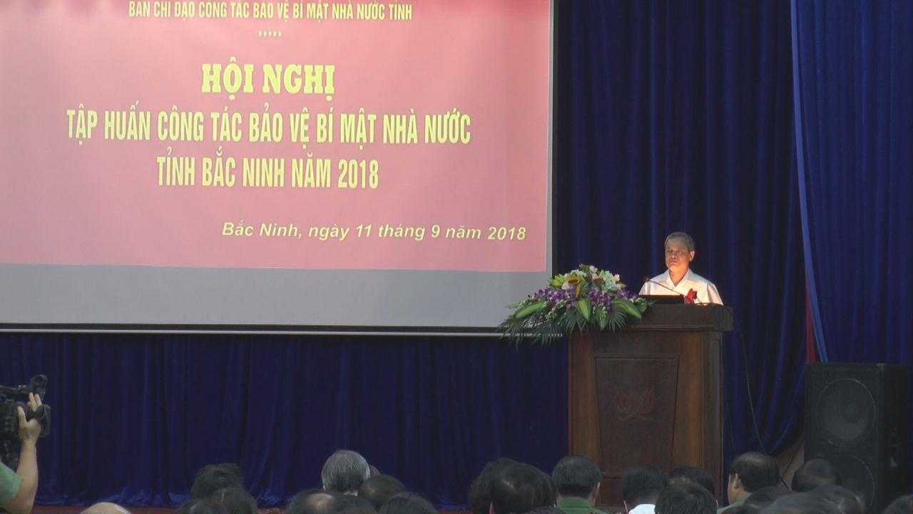 Bắc Ninh:Tập huấn công tác bảo vệ bí mật Nhà nước