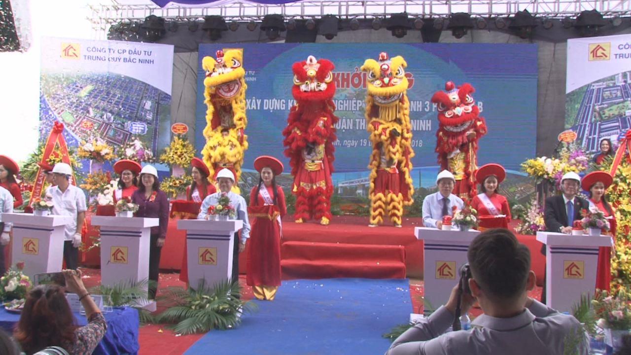 Bắc Ninh khởi công xây dựng Khu công nghiệp Thuận Thành 3, phân khu B 