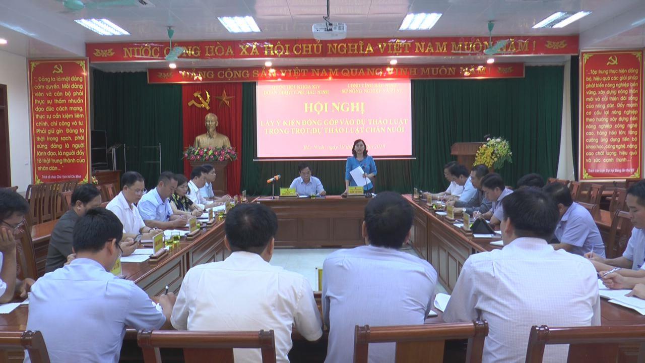 Hội nghị lấy ý kiến đóng góp vào dự thảo Luật Trồng trọt, Chăn nuôi