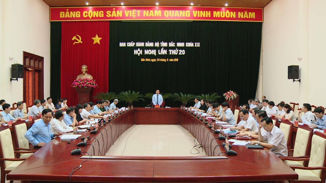 Hội nghị Ban Chấp hành Đảng bộ tỉnh lần thứ 20