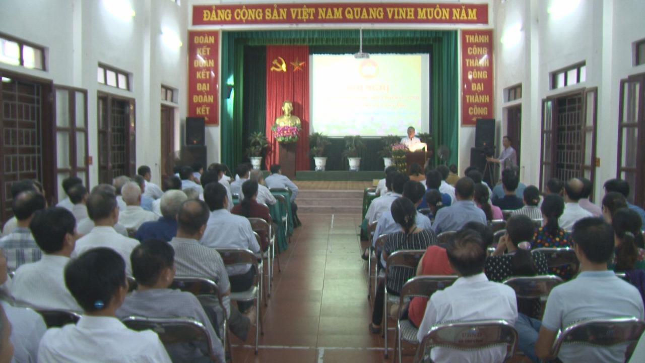 Đoàn ĐBQH tiếp xúc cử tri xã Tân Lãng, huyện Lương Tài
