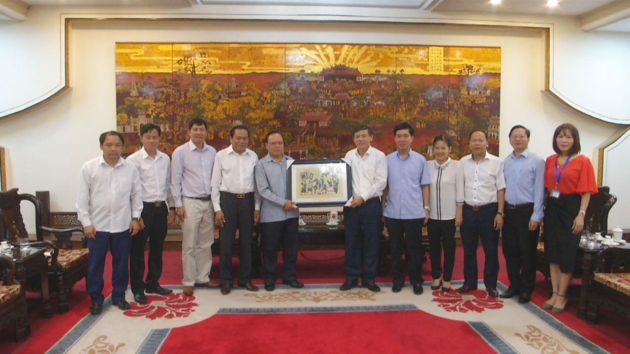 Đoàn công tác tỉnh Hủa Phăn (Lào) thăm, làm việc tại Bắc Ninh