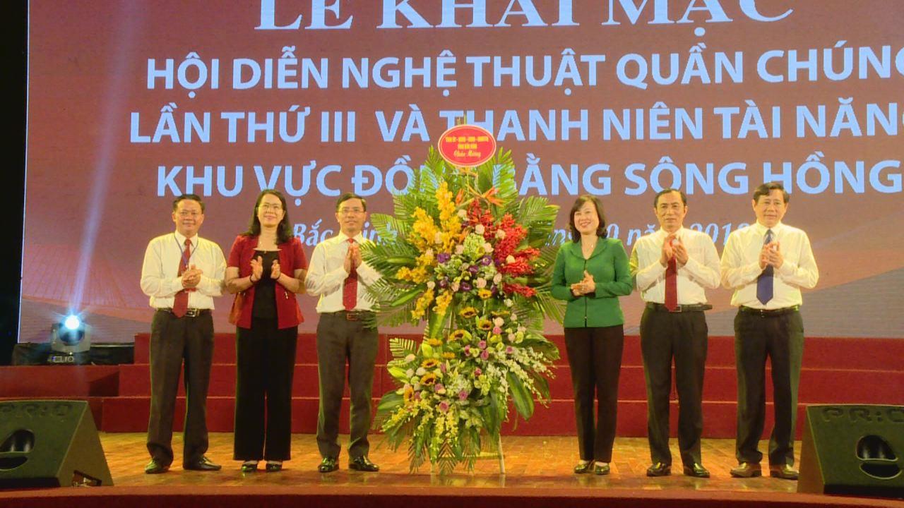 Hội diễn Nghệ thuật quần chúng lần thứ III và Thanh niên tài năng  khu vực đồng bằng sông Hồng