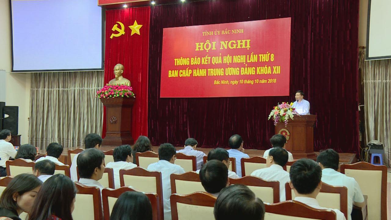 Hội nghị thông báo kết quả Hội nghị Trung ương 8 (khóa XII)