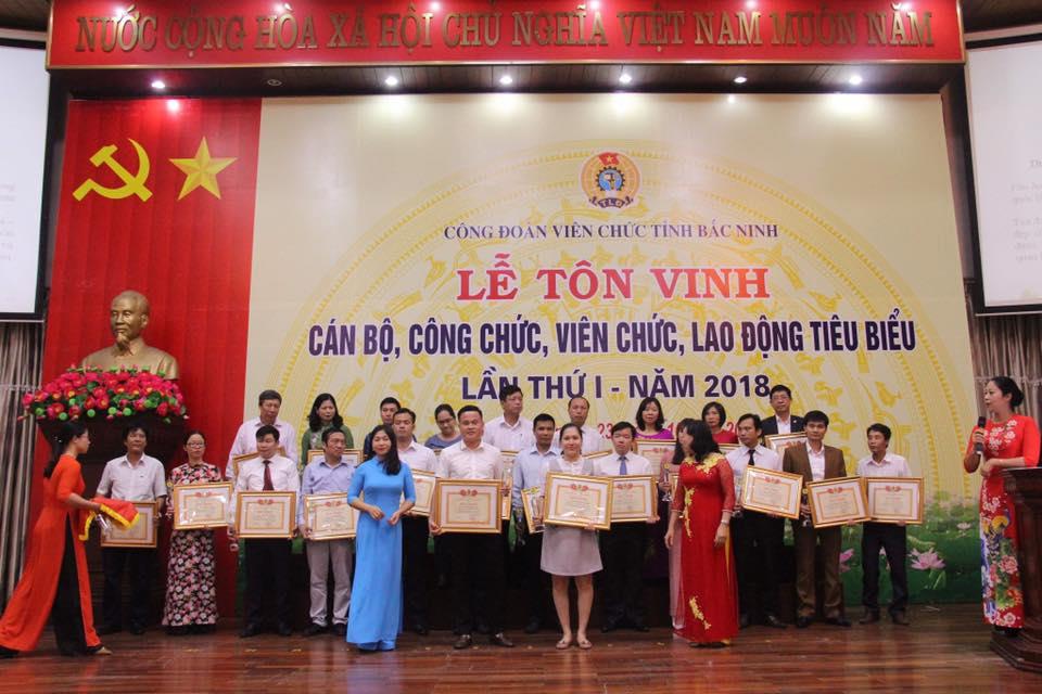 Công đoàn Viên chức tỉnh tôn vinh 60 cán bộ, công chức, viên chức, người lao động tiêu biểu