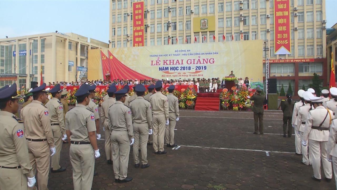 Trường Đại học Kỹ thuật hậu cần, Bộ Công an  khai giảng năm học 2018 – 2019