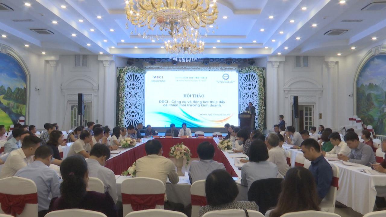 Hội thảo "DDCI- công cụ và động lực thúc đẩy cải thiện môi trường kinh doanh"