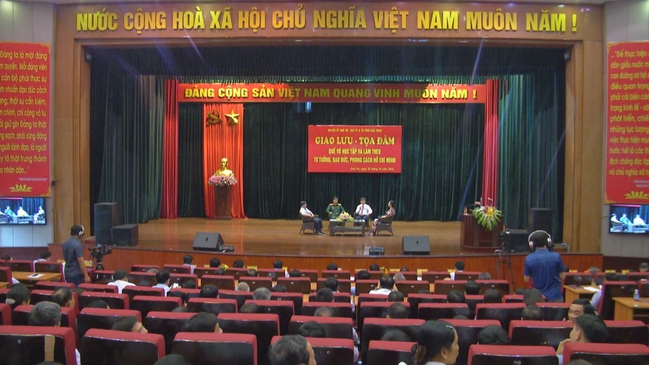 Huyện Quế Võ Tọa đàm “Học tập và làm theo tư tưởng, đạo đức, phong cách Hồ Chí Minh”