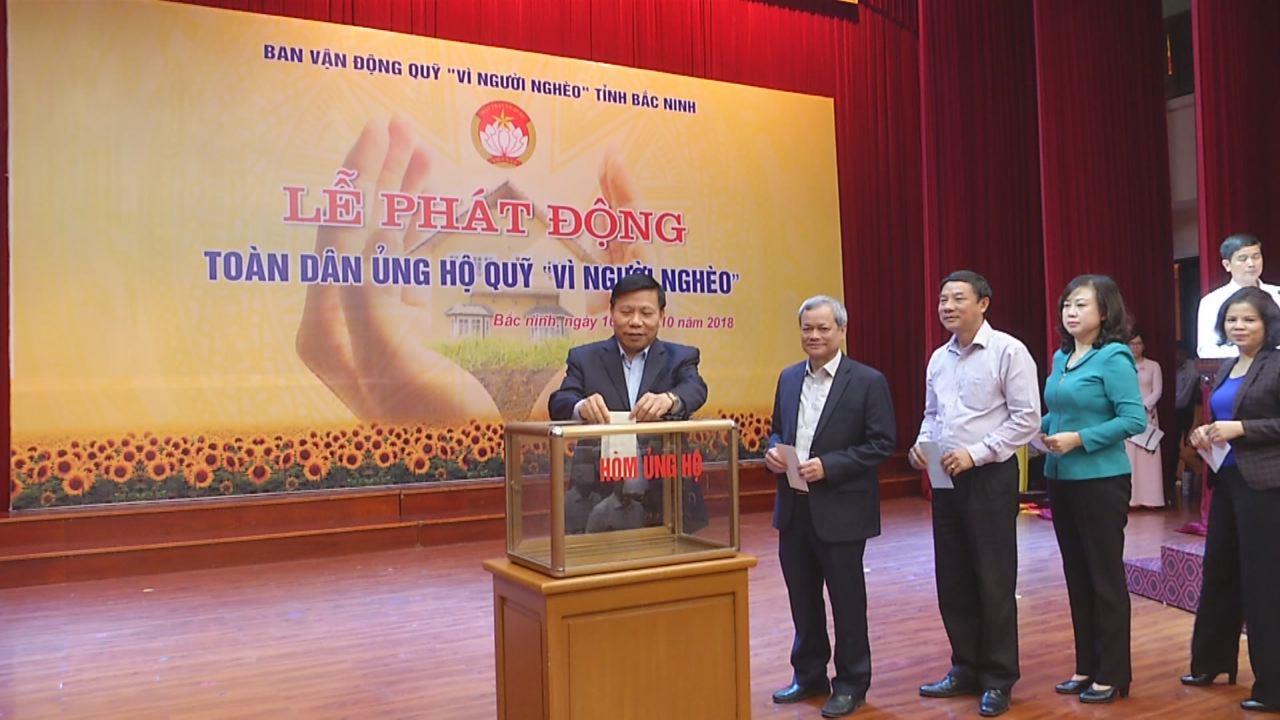 Toàn tỉnh vận động hơn 6 tỷ đồng Quỹ Vì người nghèo