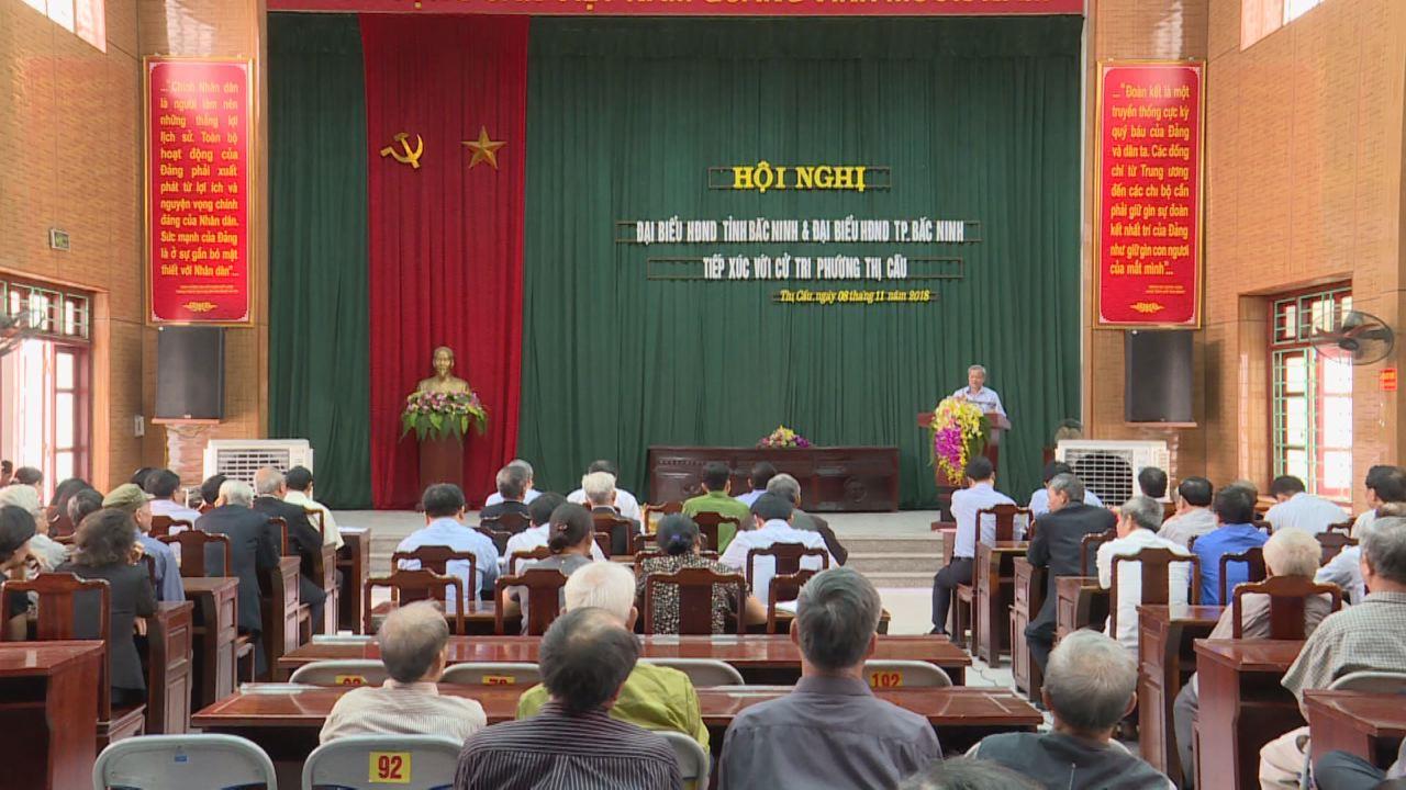 HĐND tỉnh tiếp xúc cử tri thông báo nội dung kỳ họp thứ 10