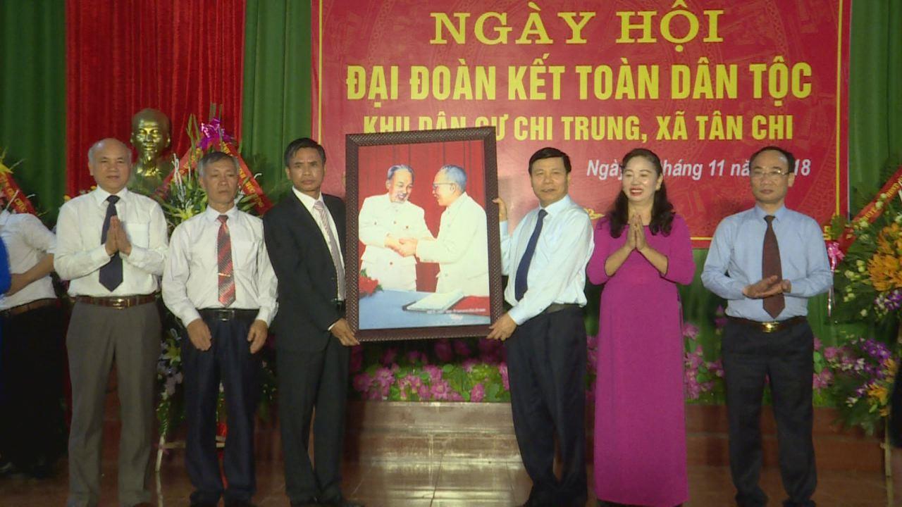 Ngày hội Đại đoàn kết ở thôn Chi Trung, xã Tân Chi, huyện Tiên Du
