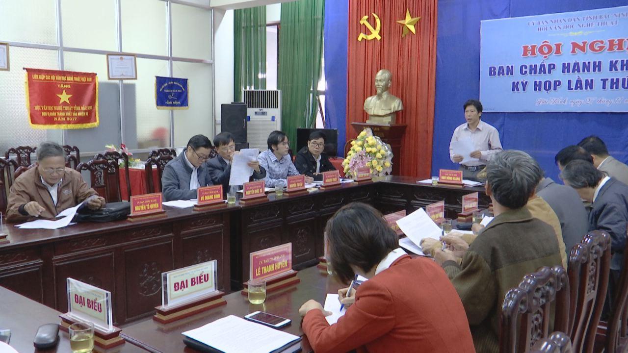 Hội nghị Ban Chấp hành Hội Văn học nghệ thuật tỉnh khóa IV