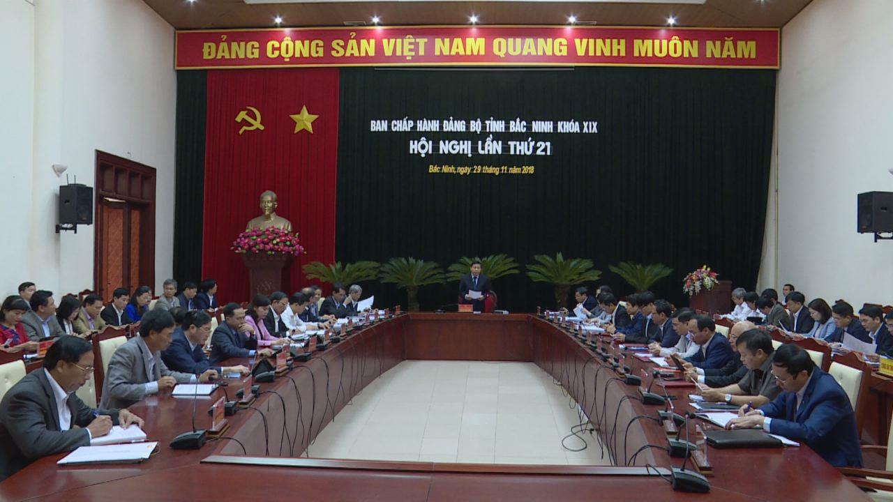 Hội nghị lần thứ 21 Ban Chấp hành Đảng bộ tỉnh khoá XIX