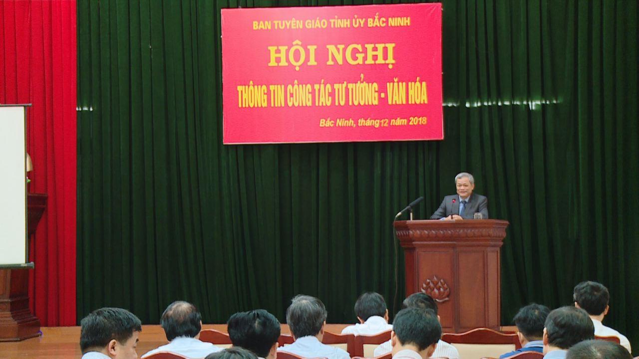Hội nghị thông tin công tác tư tưởng – văn hóa tháng 12