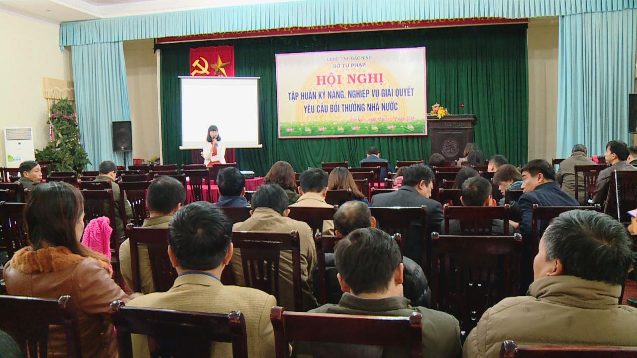 Tập huấn kỹ năng, nghiệp vụ giải quyết yêu cầu bồi thường Nhà nước