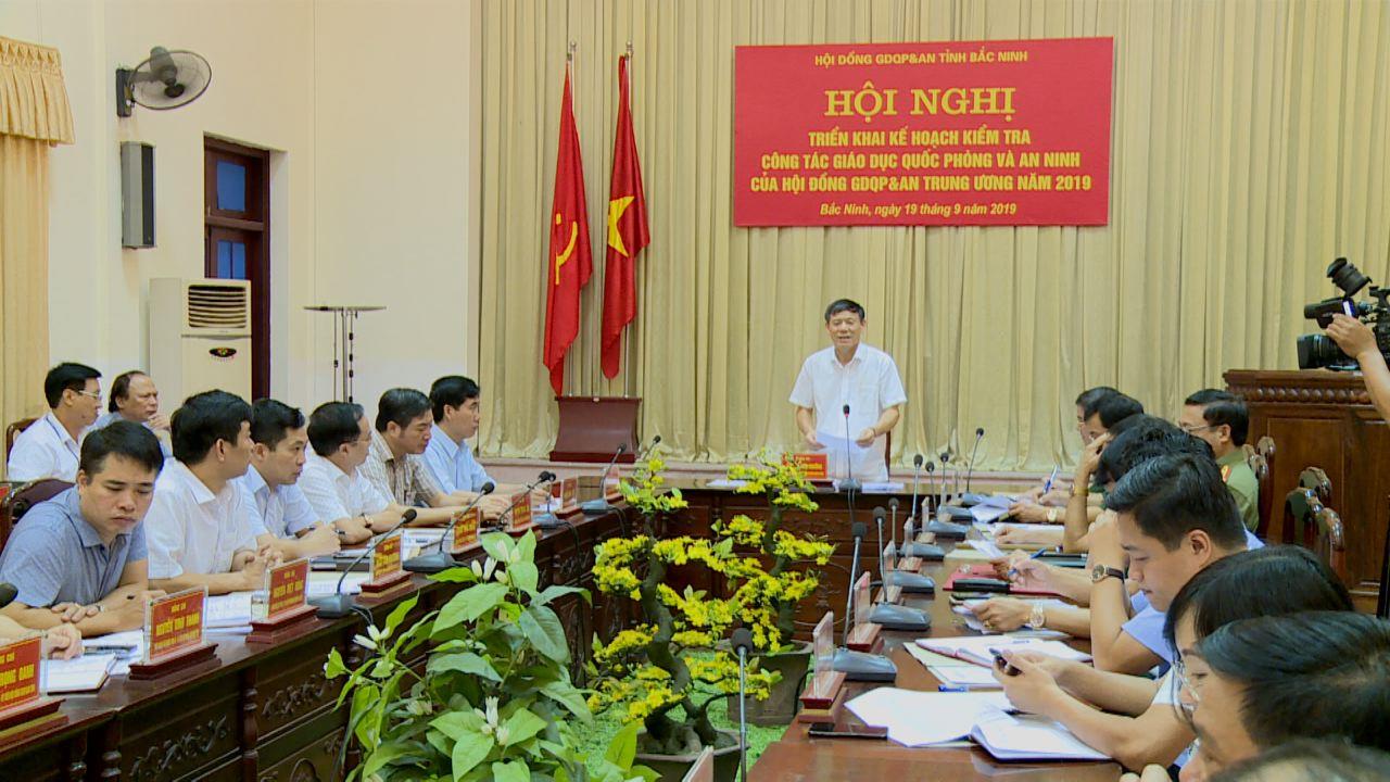 Triển khai kế hoạch kiểm tra công tác giáo dục quốc phòng và an ninh