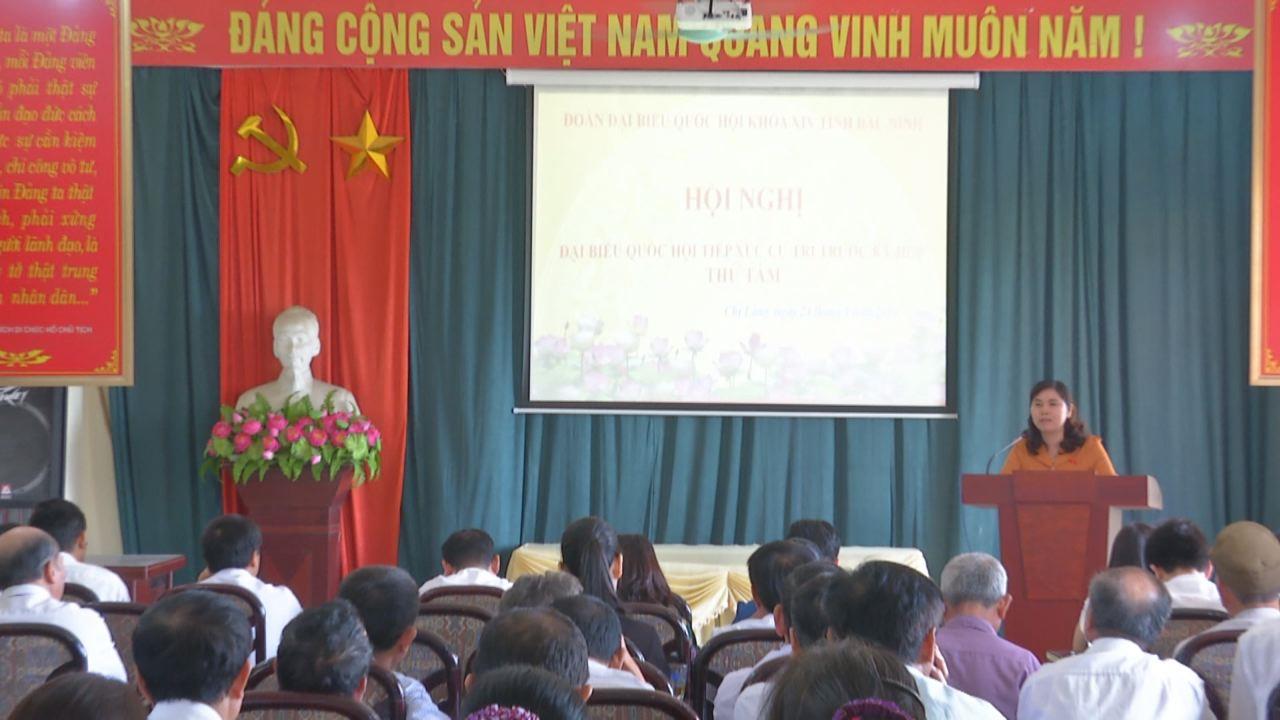 Đại biểu Quốc hội tỉnh tiếp xúc cử tri huyện Quế Võ