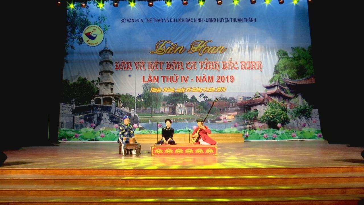 Khai mạc Liên hoan đàn và hát dân ca tỉnh Bắc Ninh lần thứ IV