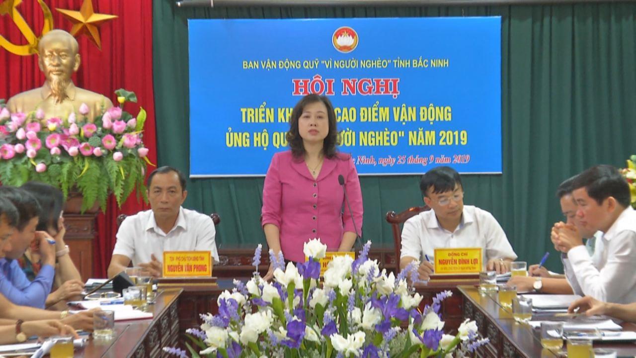 Triển khai đợt cao điểm vận động ủng hộ Quỹ “Vì người nghèo” năm 2019