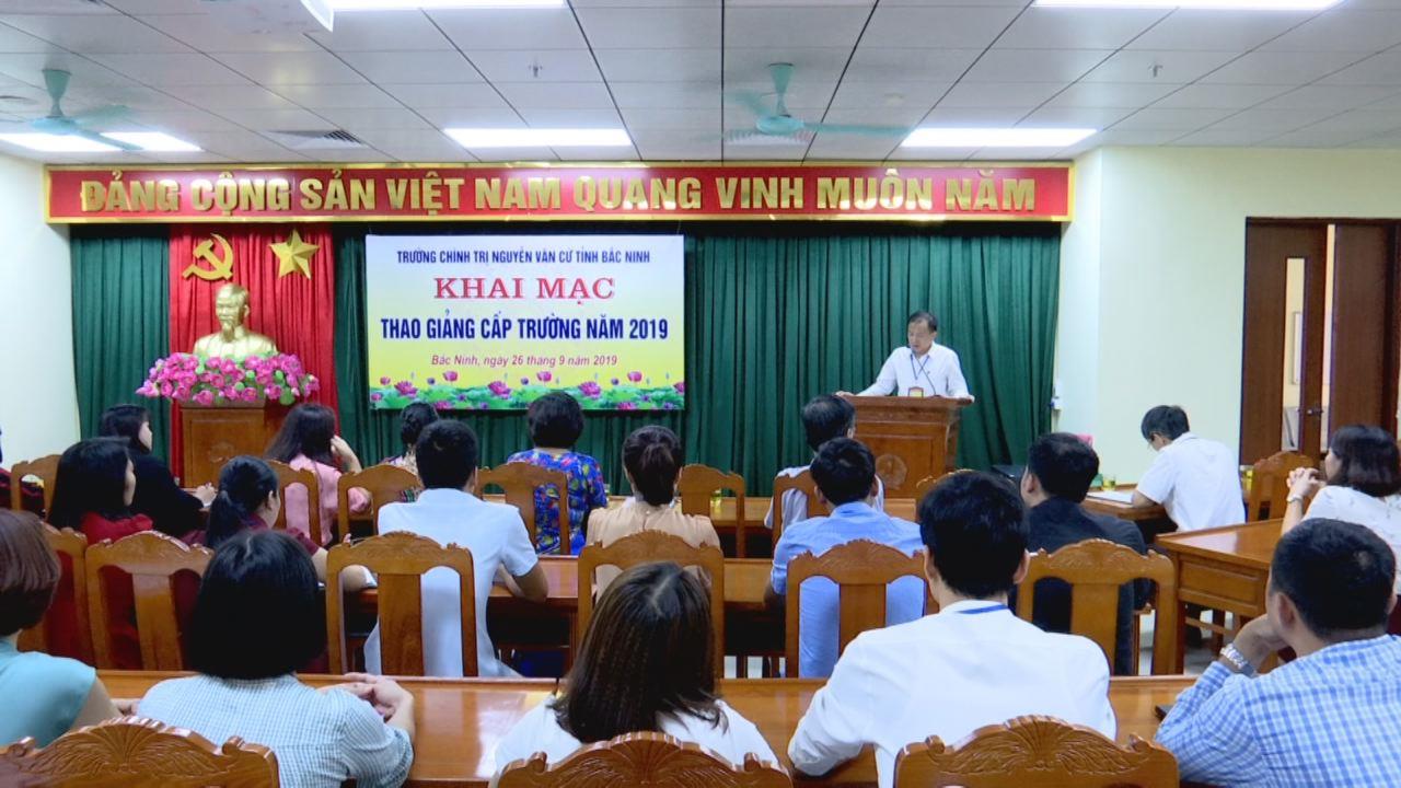 Trường Chính trị Nguyễn Văn Cừ tổ chức Thao giảng cấp trường năm 2019