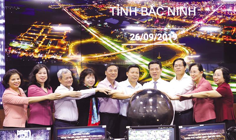 Vận hành thử nghiệm Trung tâm điều hành thành phố thông minh tỉnh Bắc Ninh