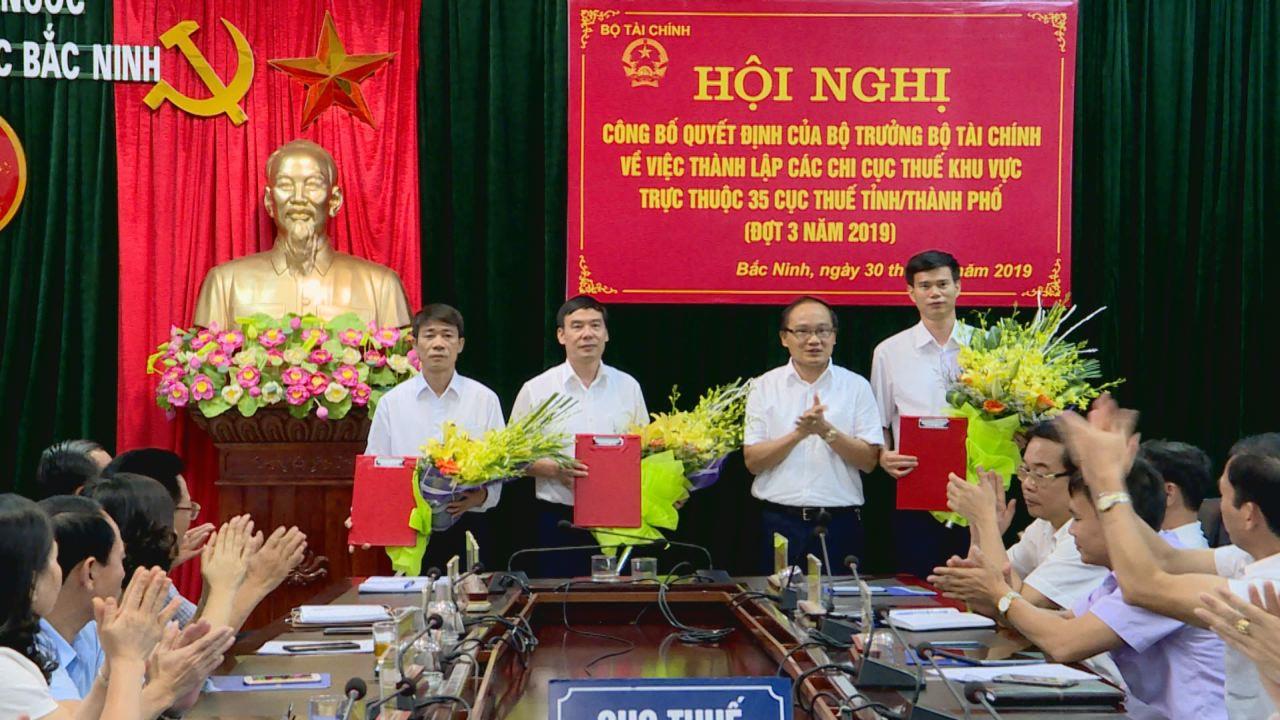 Bắc Ninh công bố Quyết định thành lập Chi cục Thuế khu vực 