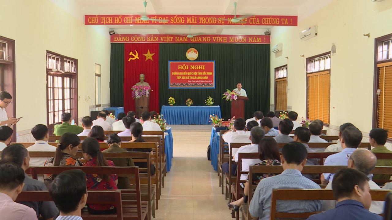 Đoàn đại biểu Quốc hội tỉnh tiếp xúc cử tri huyện Thuận Thành, Yên Phong