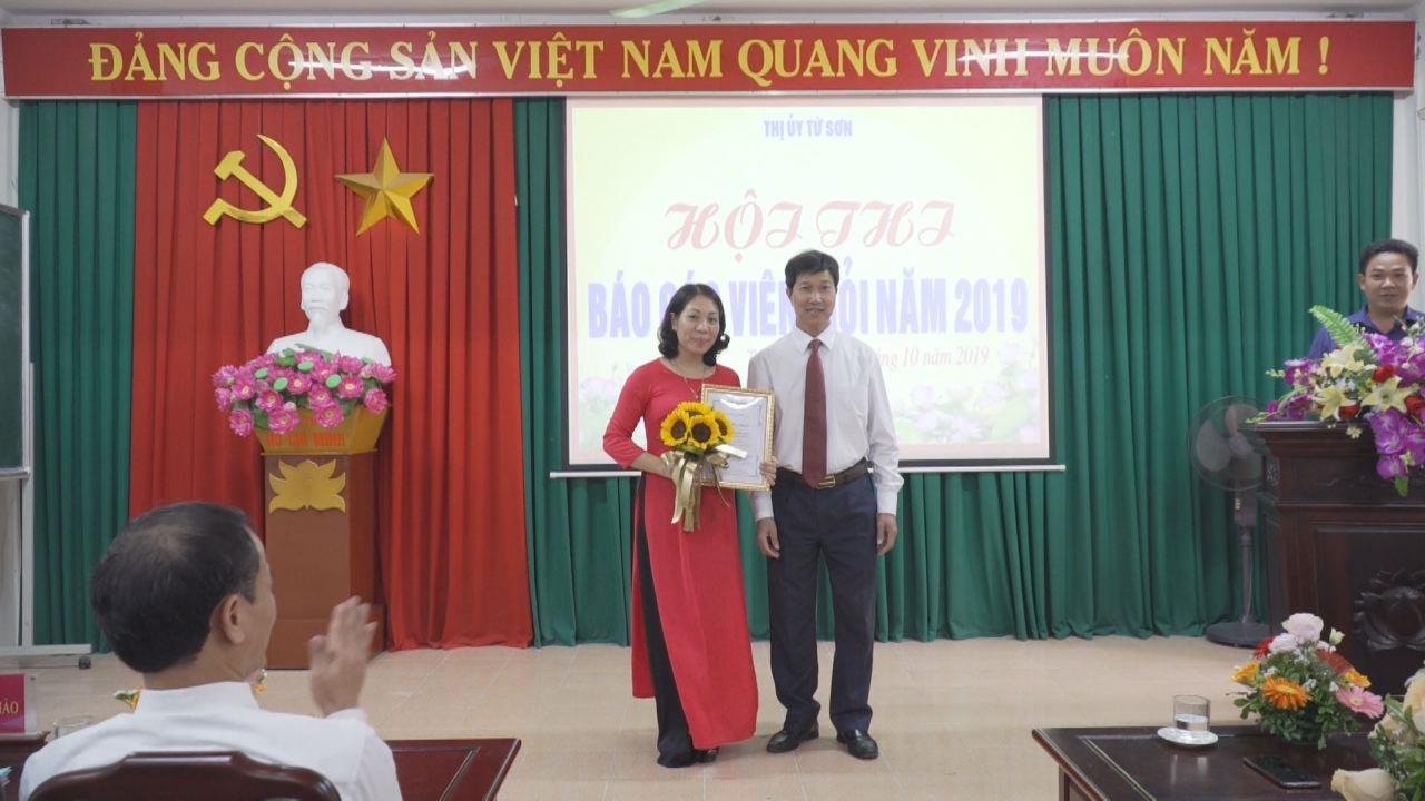 Thị xã Từ Sơn tổ chức Hội thi Báo cáo viên giỏi năm 2019