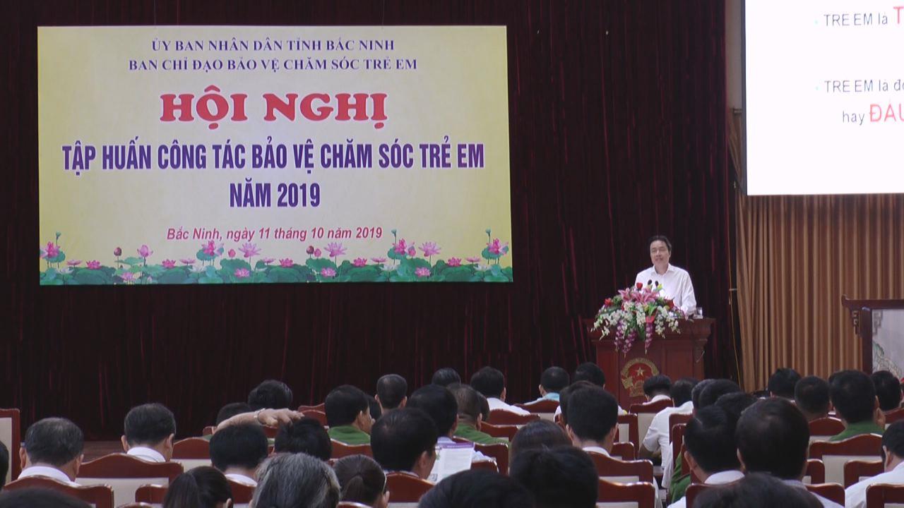 Tập huấn công tác bảo vệ, chăm sóc trẻ em 2019