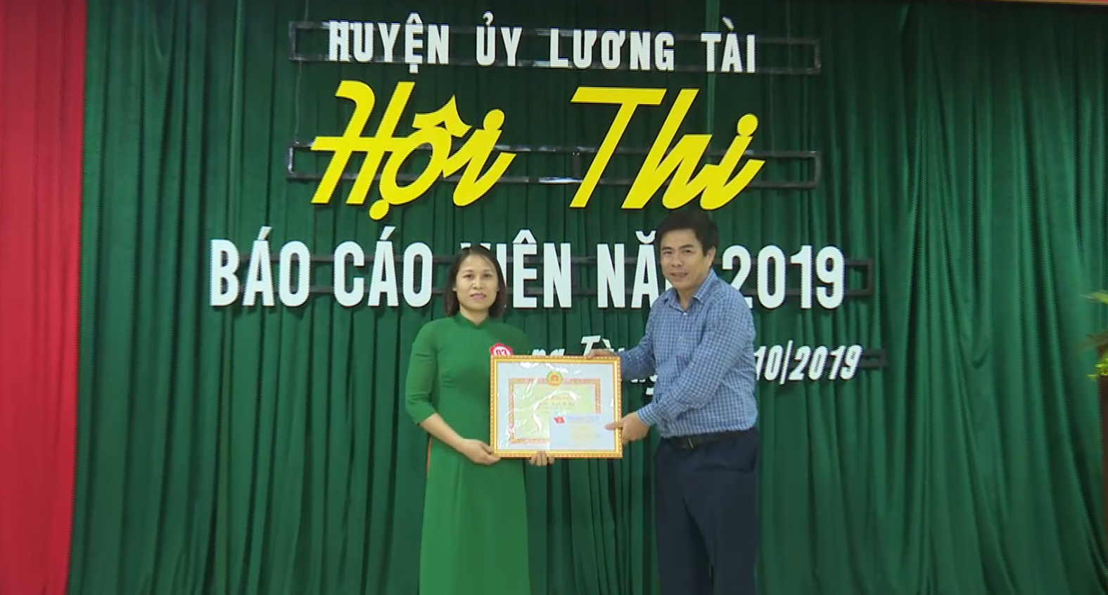 Huyện Lương Tài tổ chức Hội thi Báo cáo viên năm 2019