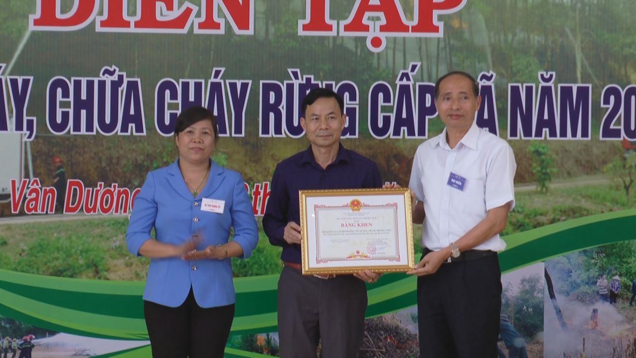 Diễn tập phòng cháy chữa cháy rừng thành phố Bắc Ninh 2019