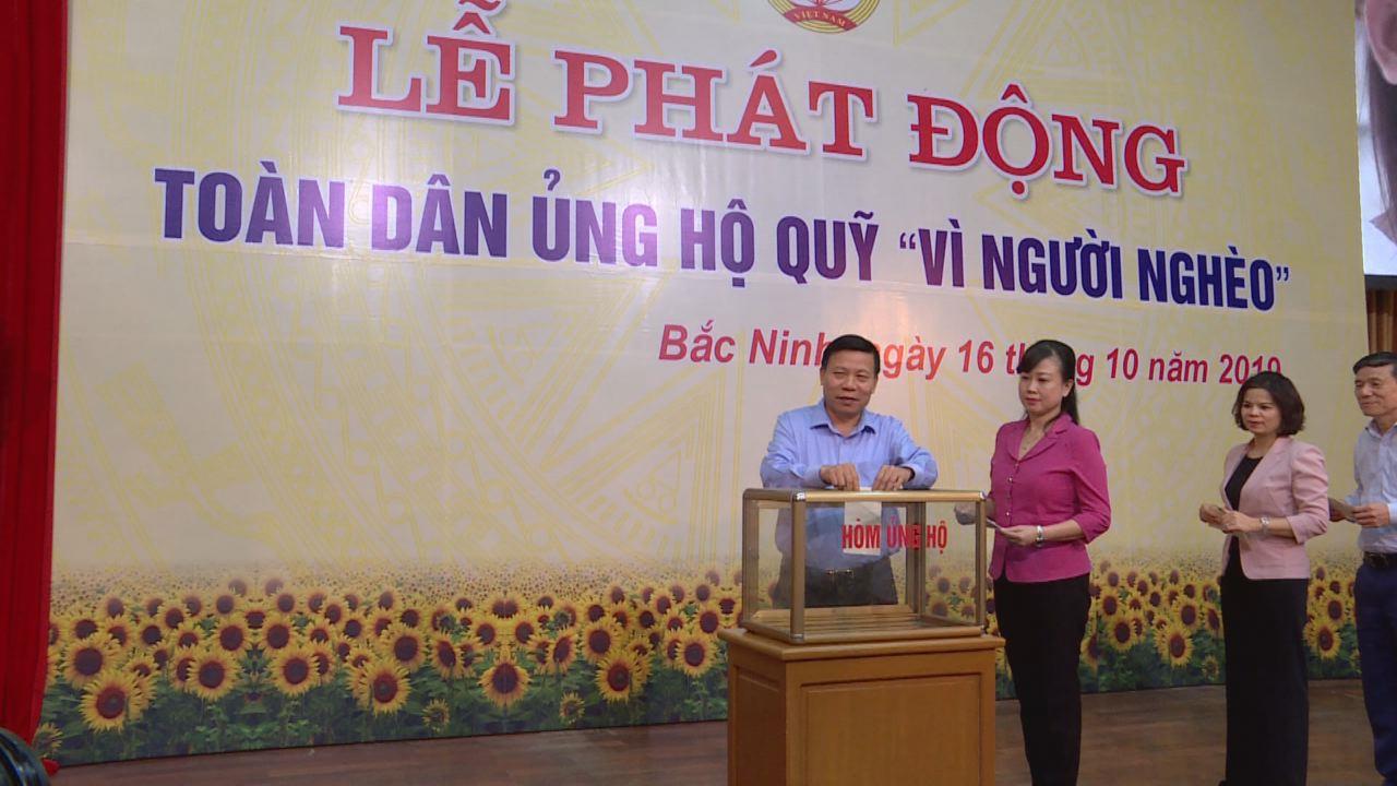 Lễ phát động toàn dân ủng hộ Quỹ “Vì người nghèo” năm 2019