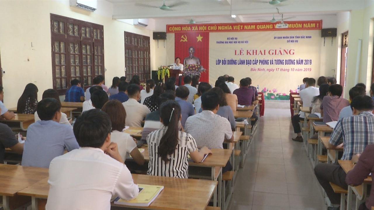 Khai giảng lớp Bồi dưỡng lãnh đạo cấp phòng và tương đương năm 2019
