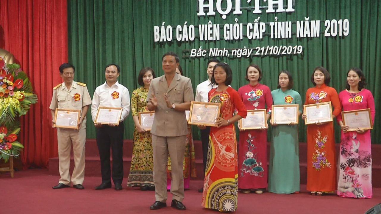 Hội thi Báo cáo viên giỏi tỉnh Bắc Ninh năm 2019