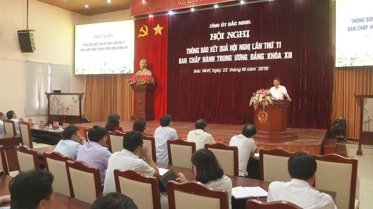 Tỉnh ủy thông báo kết quả Hội nghị lần thứ 11 Ban Chấp hành Trung ương Đảng khóa XII