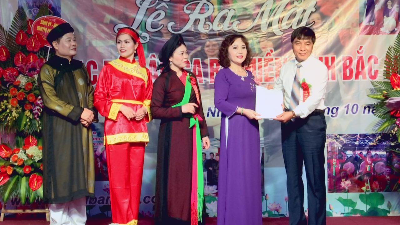 Ra mắt Câu lạc bộ Dân ca ba miền Bắc Ninh